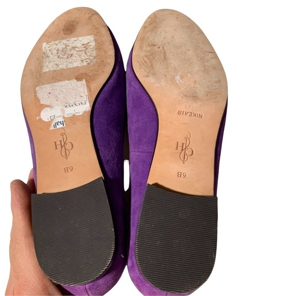 Cole Haan Suede Purple Flats - Picture 5 of 6